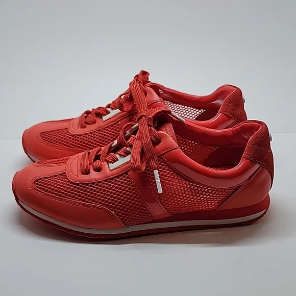 Michael Kors Shoes Michael Kors Coral Reed Maggie Trainer Red